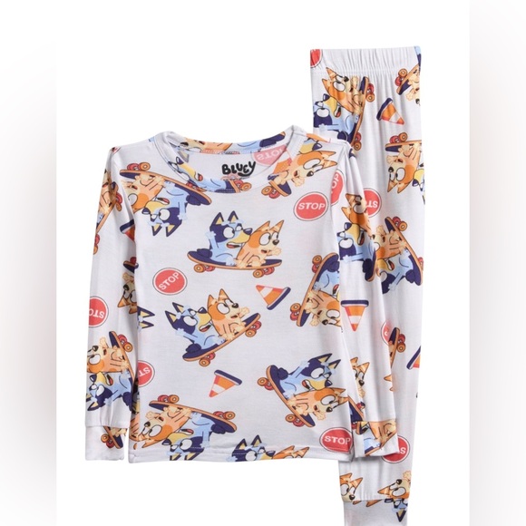 Bluey & Bingo Viscose 2 Piece Pajama Set - Picture 2 of 2